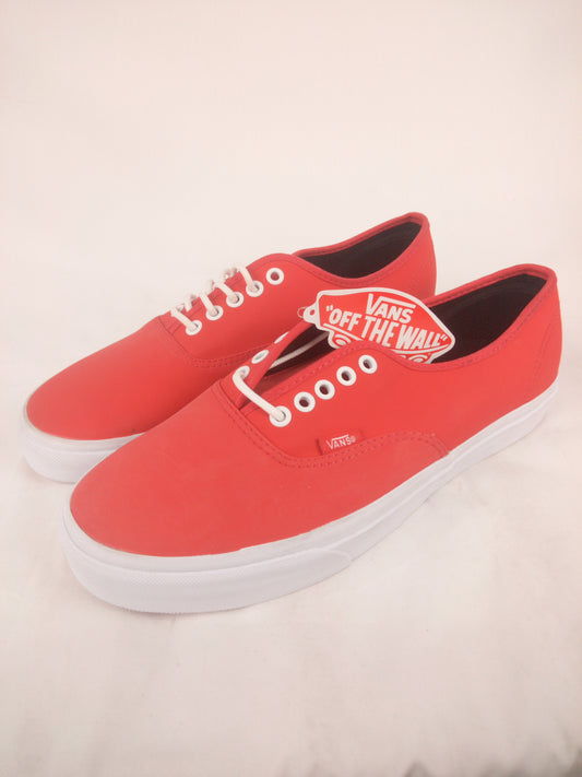 Vans Authentic Rain Buck High Risk Red Mens Size 9.0 Shoe