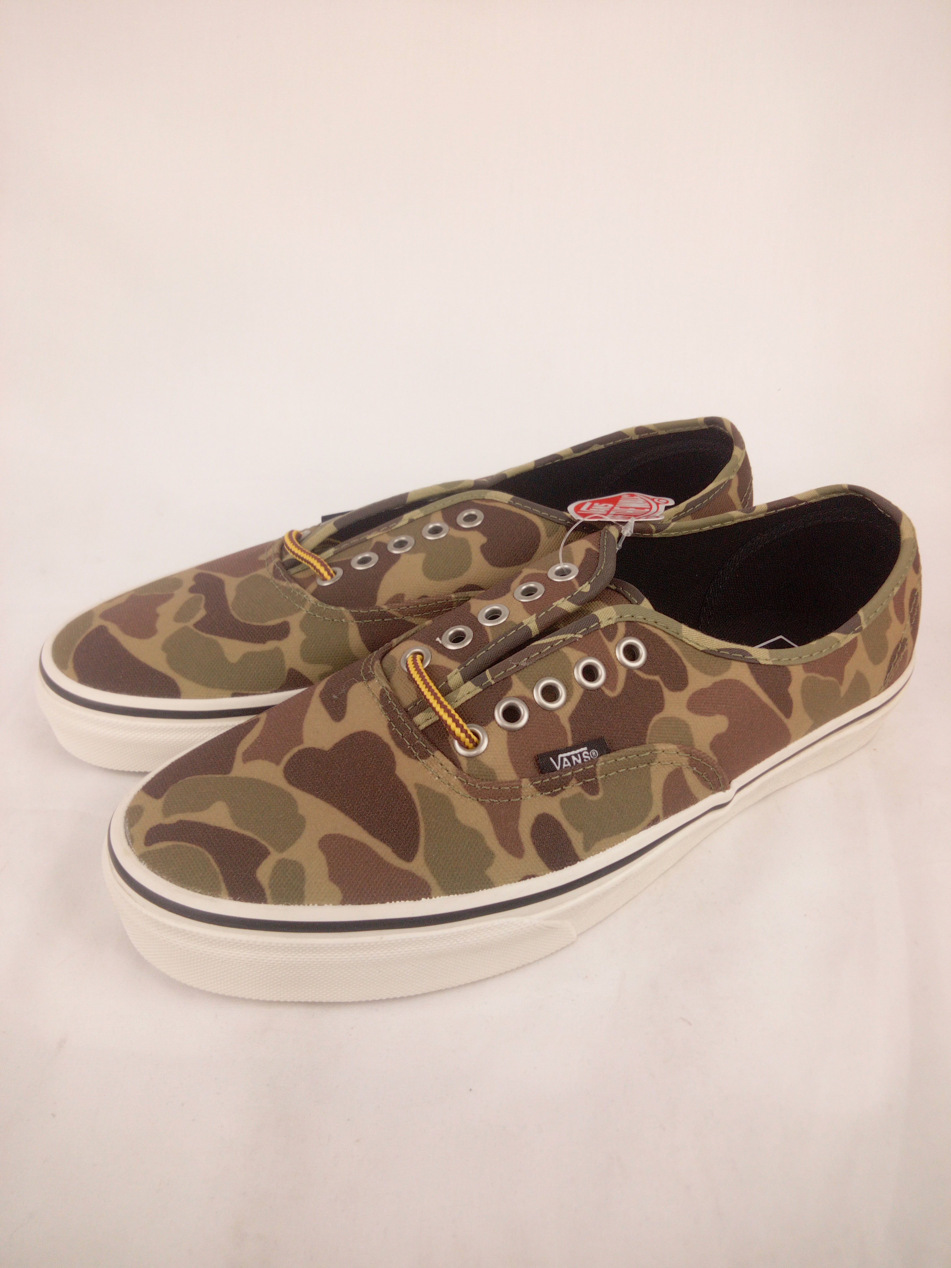 Vans Authentic Waxed Canvas Camo Mesh Mens Size 9.5 Shoes western skate co