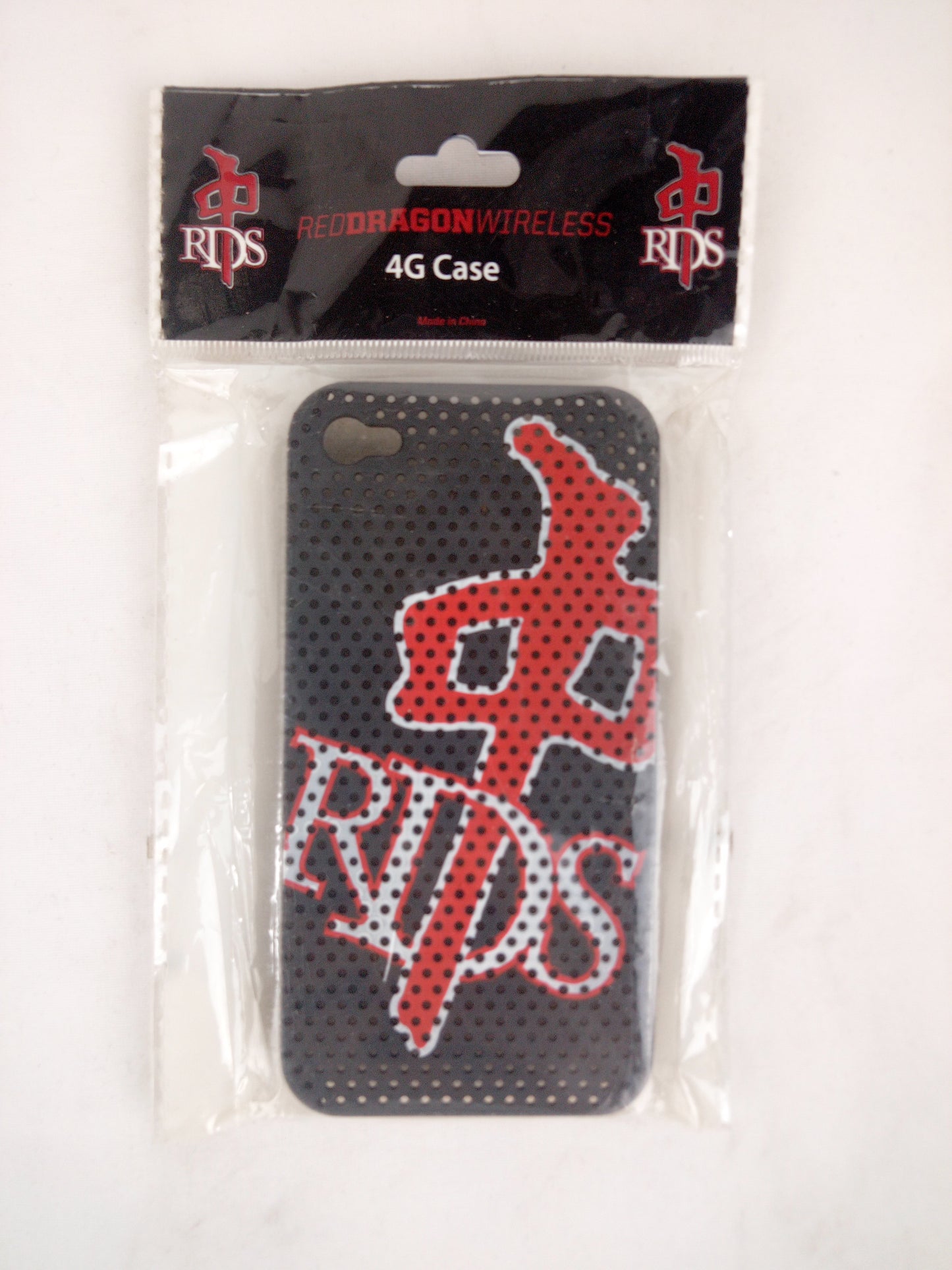 RDS Red Dragon Apparel RDS Cross Black Red White 4G Phone Protective Case