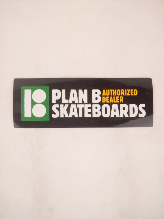 Plan B Skateboards Authorized Dealer 7" x 2.5" Vintage NOS Sticker