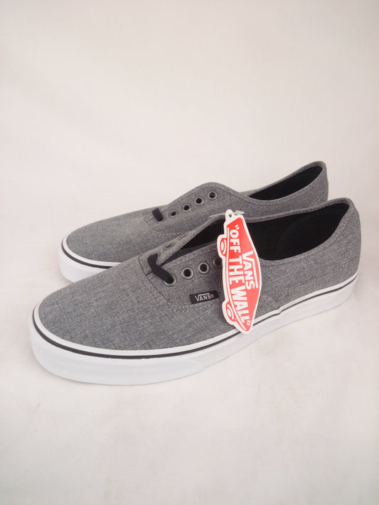 Vans Authentic Grindle Grey True White Mens size 9.5 Shoes