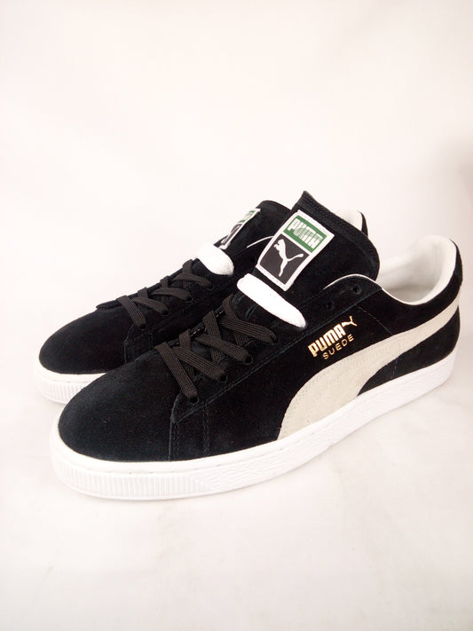 Puma Suede Classic+ Black White Mens Size 11.5 shoes