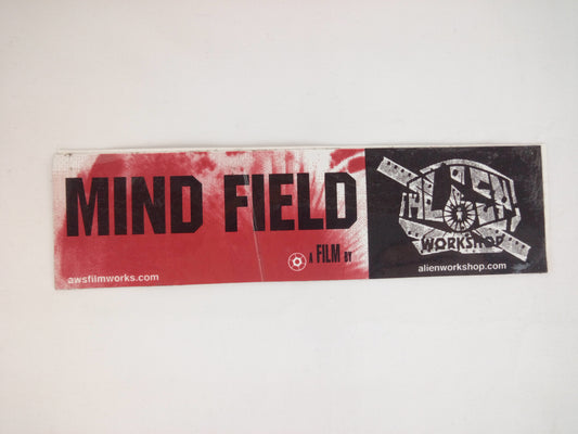 Alien Workshop Mind Field Film Black Red Multicolor 7.5" x 2" Vintage NOS Sticker