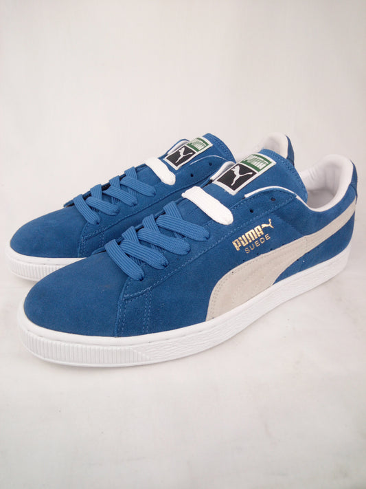 Puma Suede Classic+ Olympian Blue White Mens Size 11.5 Shoes