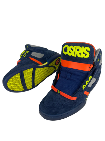 Osiris NYC 83 Navy Grey Orange US Mens Size 9.5 Shoes