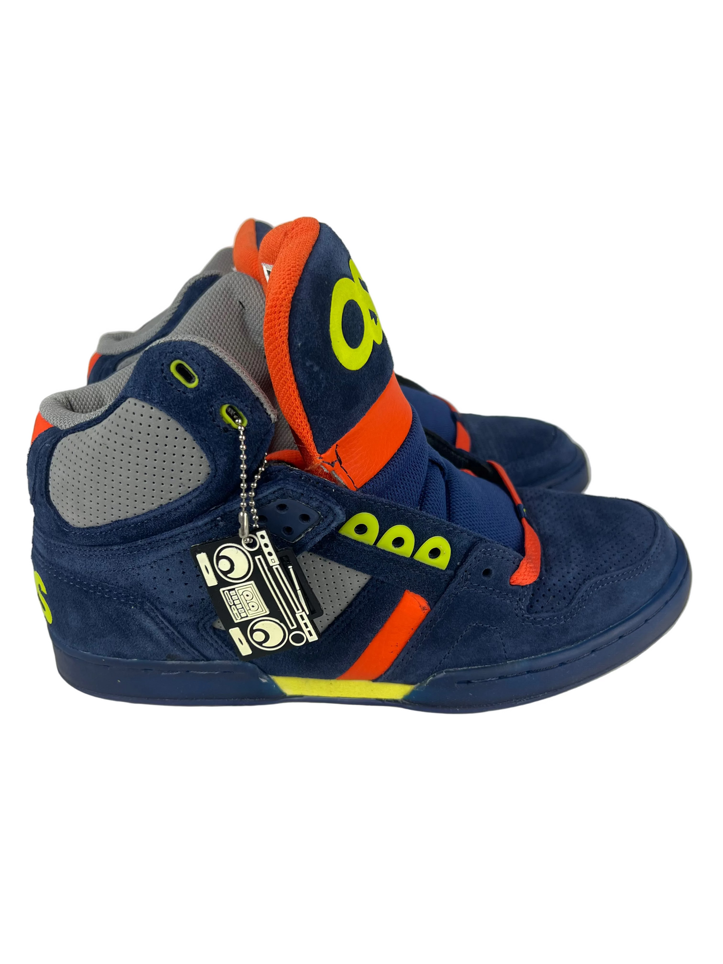 Osiris NYC 83 Navy Grey Orange US Mens Size 9.5 Shoes