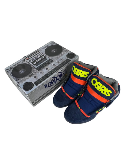 Osiris NYC 83 Navy Grey Orange US Mens Size 9.5 Shoes