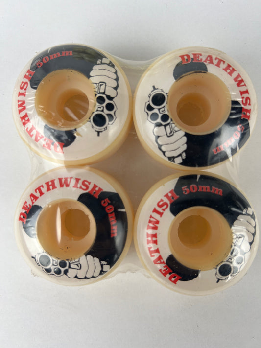 Deathwish Revolver Black Red White Size 50MM Vintage NOS Wheels