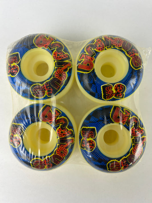 Birdhouse 3D Logo Blue Black Orange Size 52MM Vintage NOS Wheels