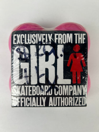Girl Girl SK8 CO Staple Shape Pink Blue White Size 54MM Vintage NOS Wheels