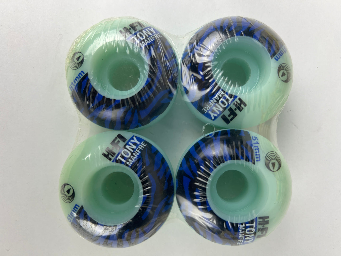 Hi-Fi Tony Manfre Blue Black Lt Blue Size 51MM Vintage NOS Wheels