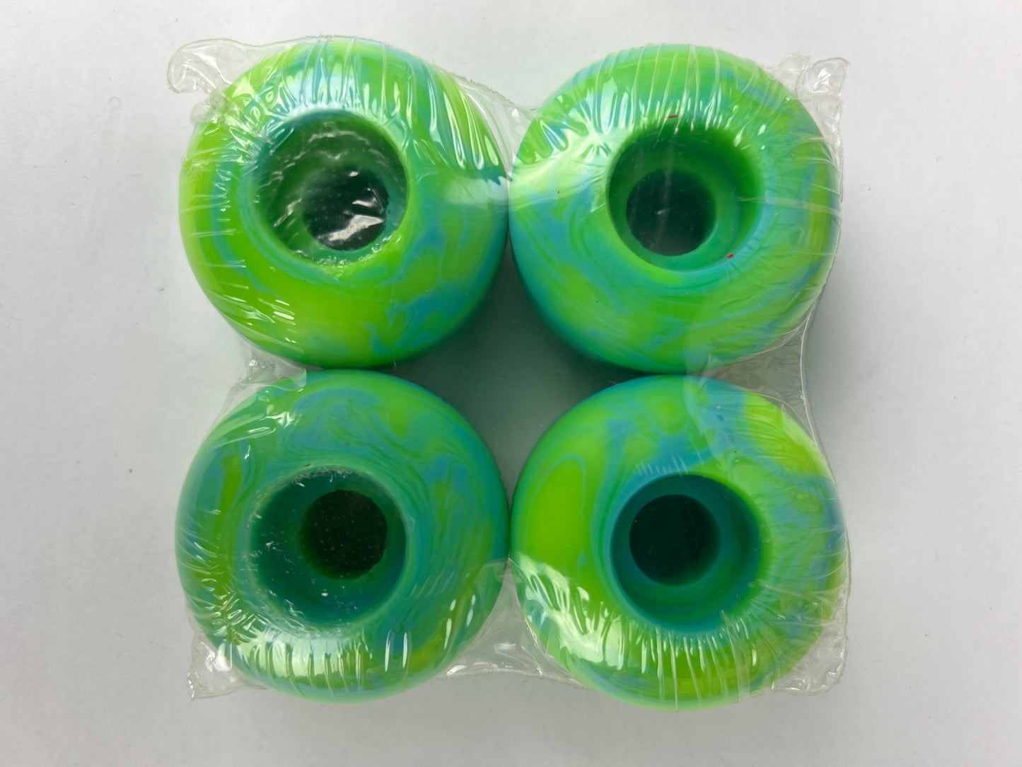 Deathwish Tye Dye Green Red Swirls Size 52MM Vintage NOS Wheels