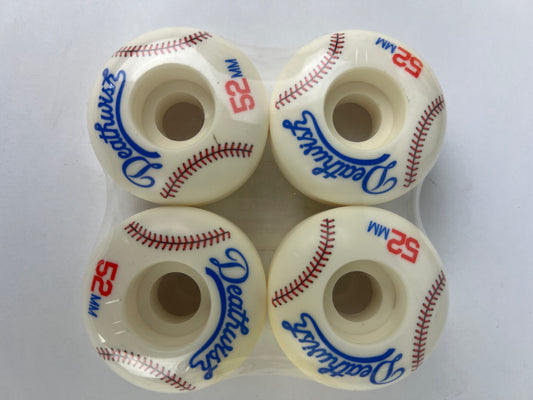 Deathwish Baseball Graphic Red White Blue Size 52mm Vintage NOS Wheels