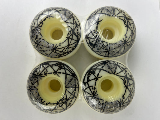 Subliminal Wheels Grey Black White Size 54MM Vintage NOS Wheels