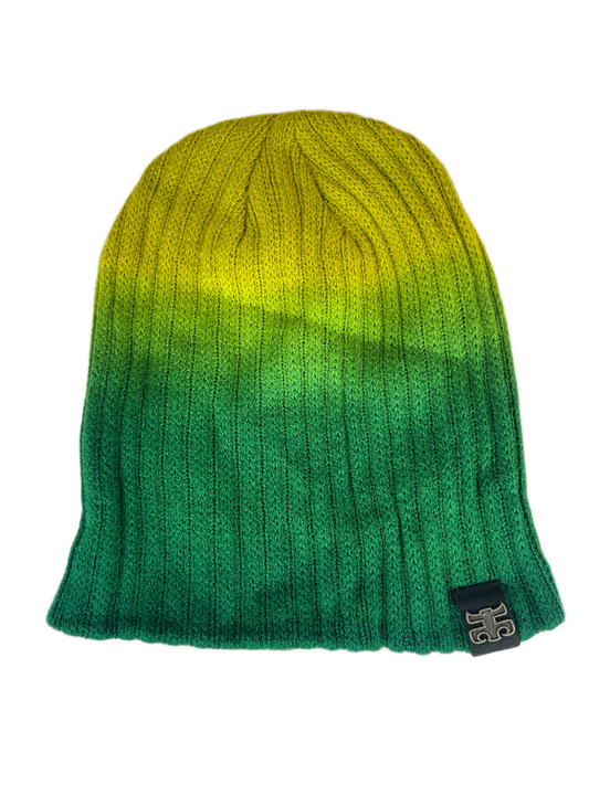 Ipath Tye Dye Green Yellow Fade Metal Ipath Logo One Size Fits All Vintage Beanie 1999