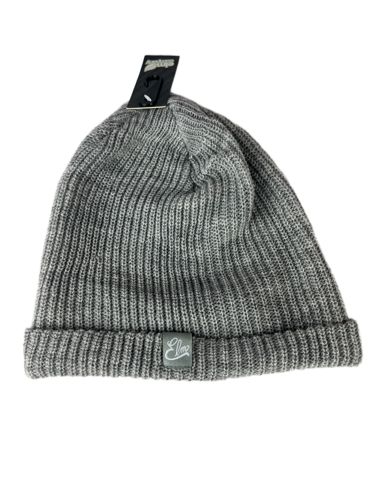 Elm Company Elm Side Logo Heather Grey One Size Fits All Vintage Beanie