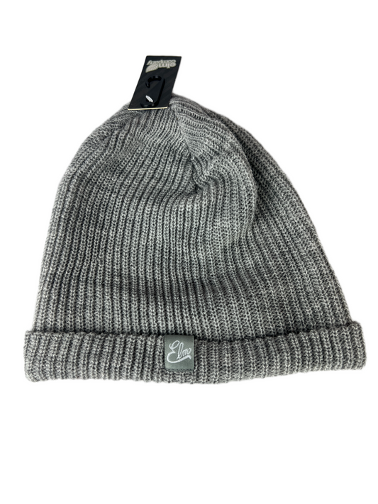 Elm Company Elm Side Logo Heather Grey One Size Fits All Vintage Beanie