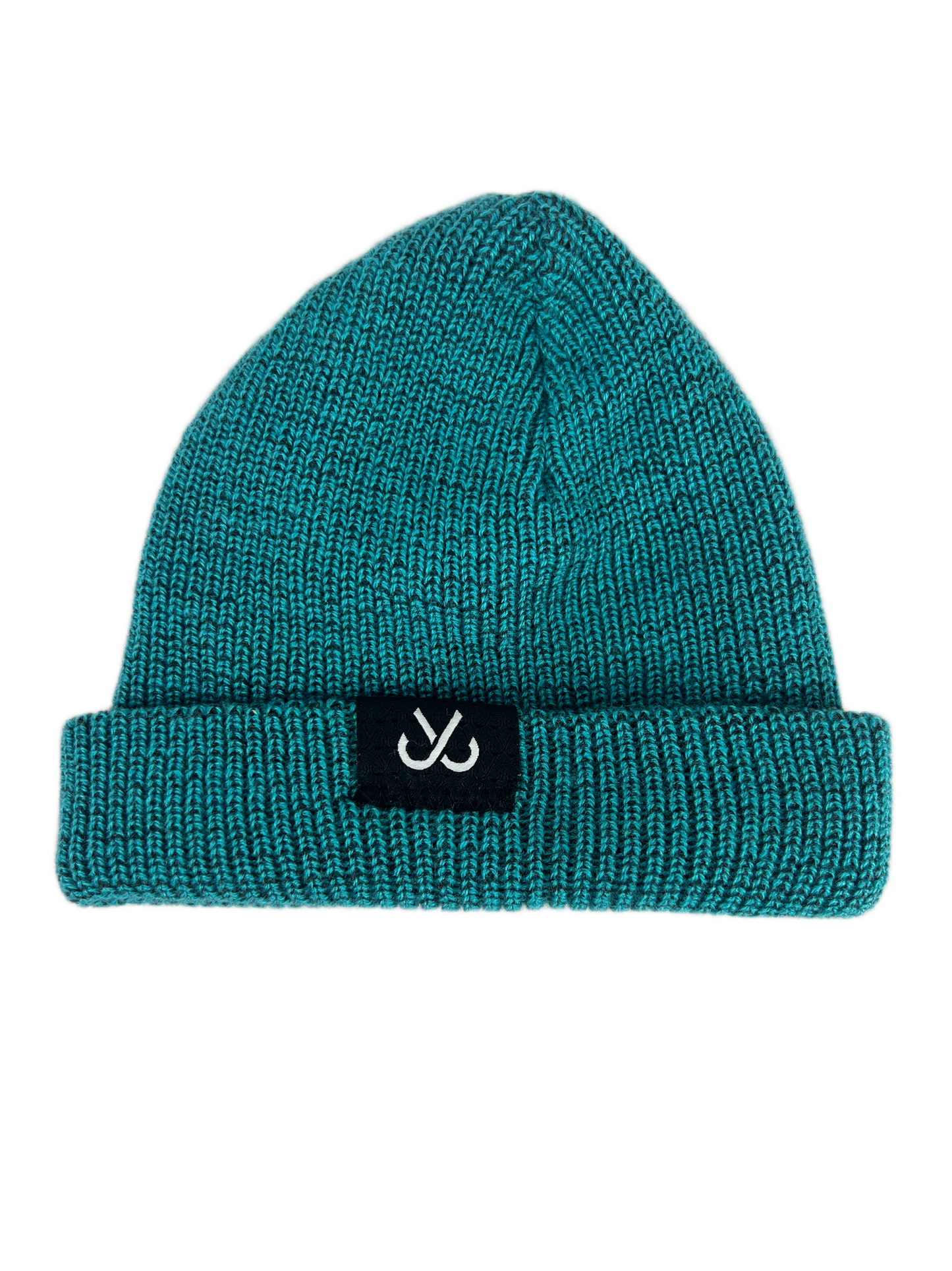 JSLV Jus Livin' Turquoise Black White JSLV Logo One Size Fits All Vintage Beanie