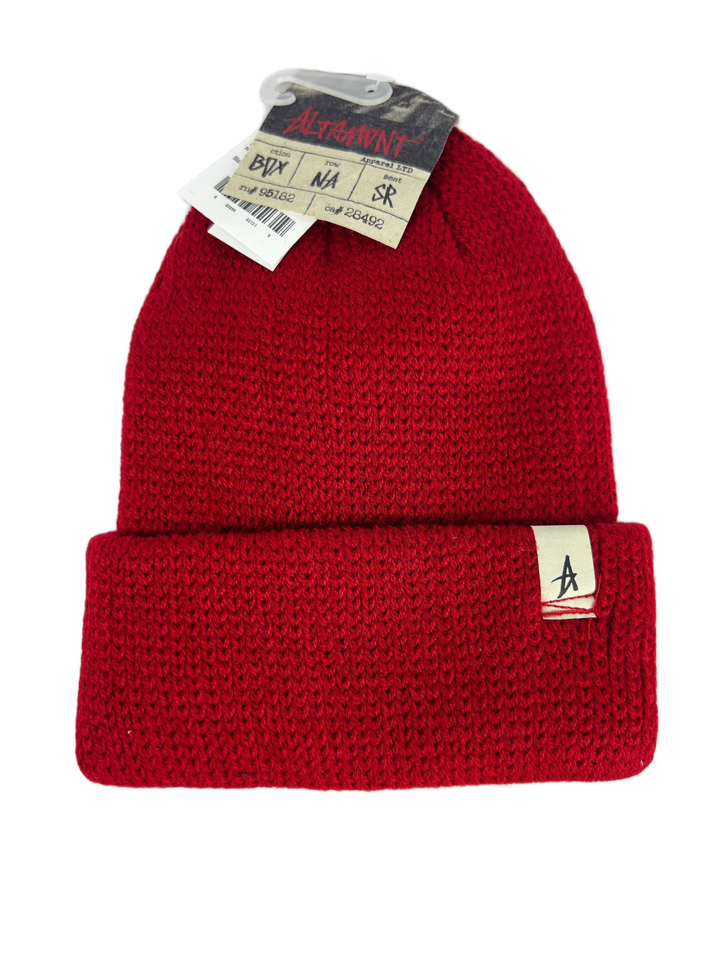 Altamont Andrew Reynolds A Signature Red Vintage Beanie
