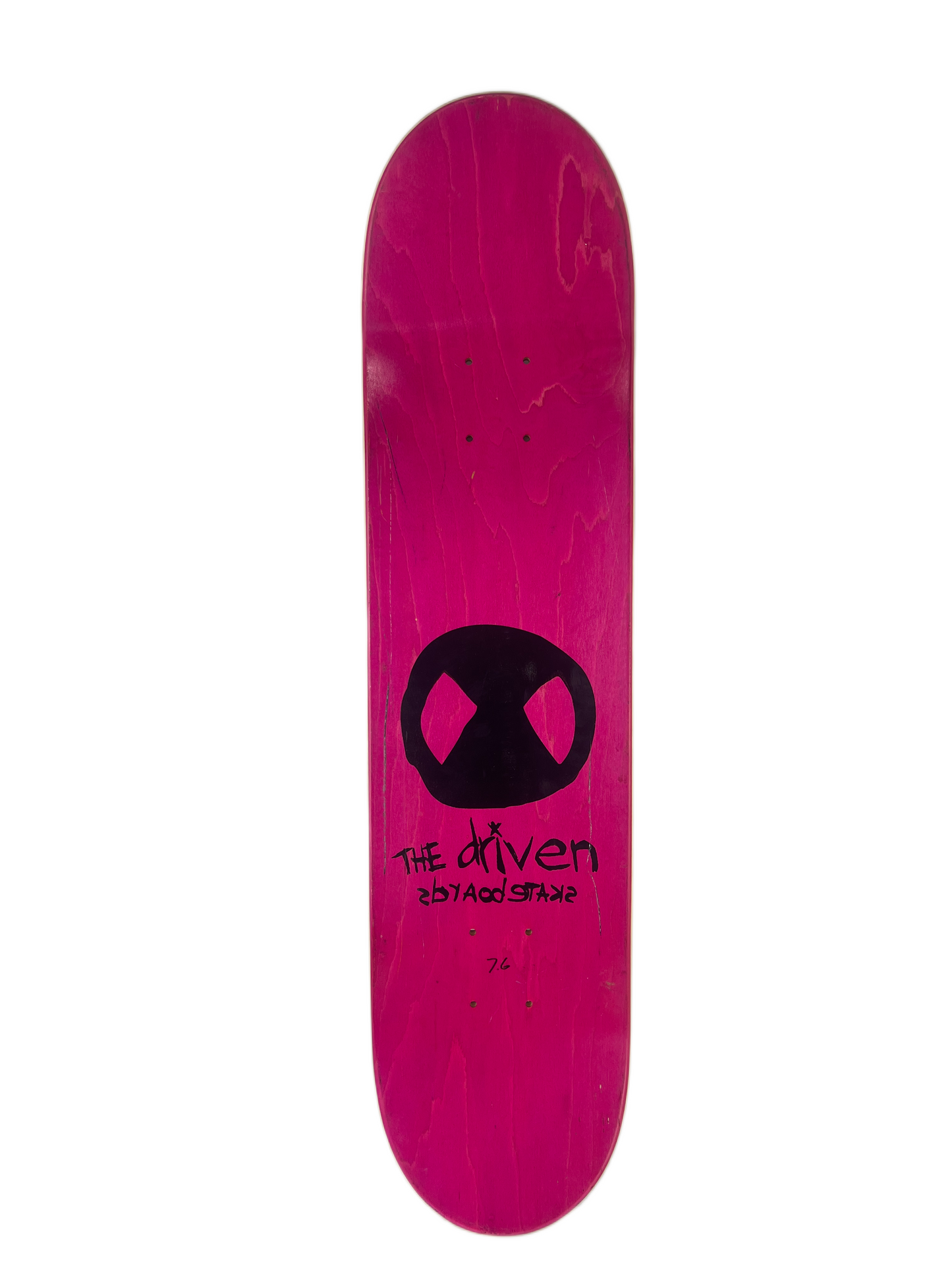 The Driven Laban Pheidias Charles Manson Black White Size 7.6" Vintage NOS Deck