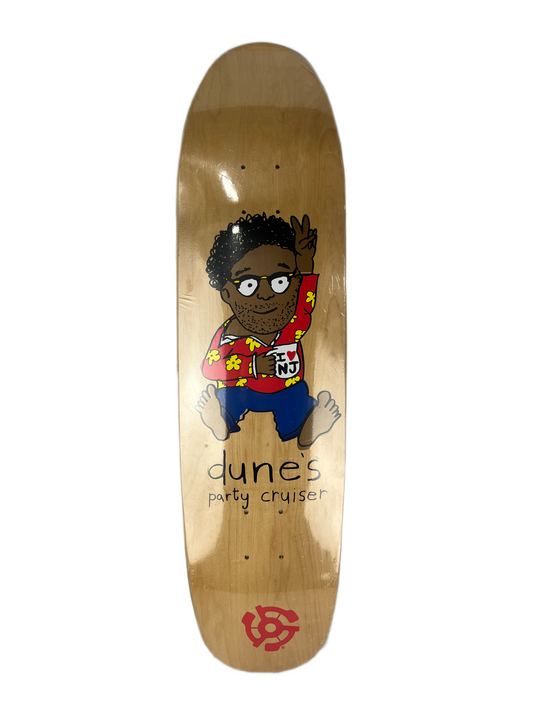 Stereo Chris Dune Pastras Dune's Party Cruiser Natural Woodgrain Multi Size 8.25" Vintage NOS Shaped Cruiser Deck