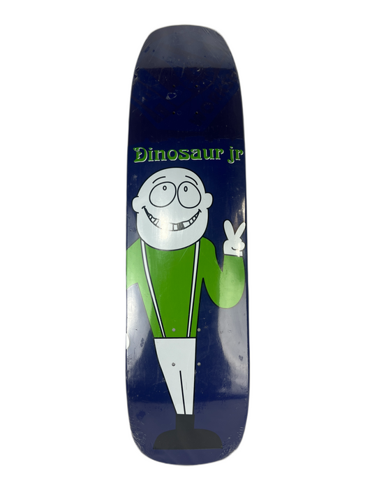 Alien Workshop Dinosaur JR Peace Blue Green White Size 8.375" Vintage NOS Shaped Deck