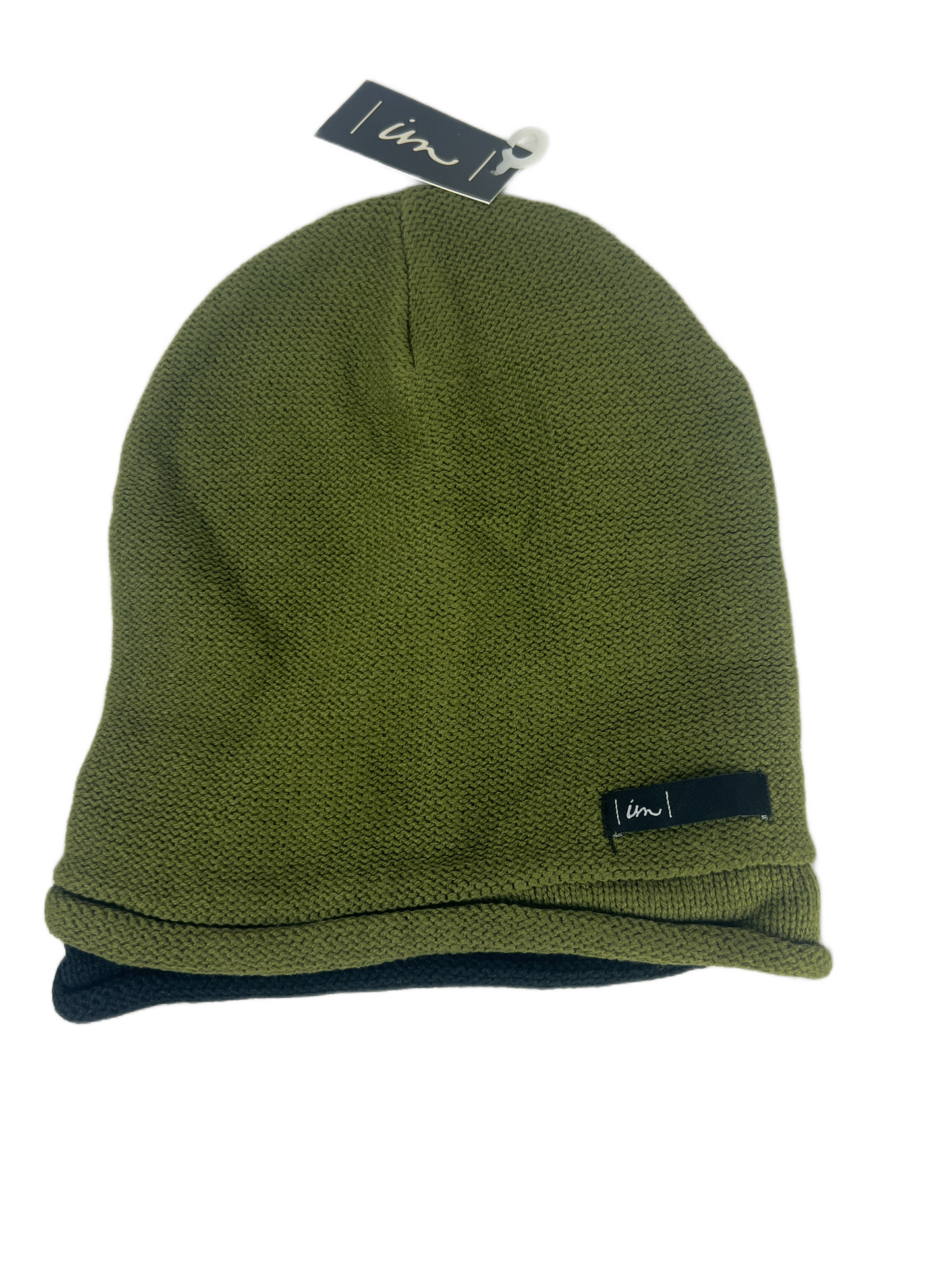 Imperial Motion IM Logo Olive Black One Size Fits All Vintage Beanie