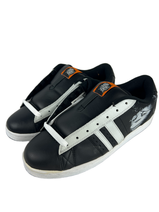 Lakai Marc Johnson MJ3 LTD Wild Things Black White Leather US Mens Size 10.5 Classic Shoes