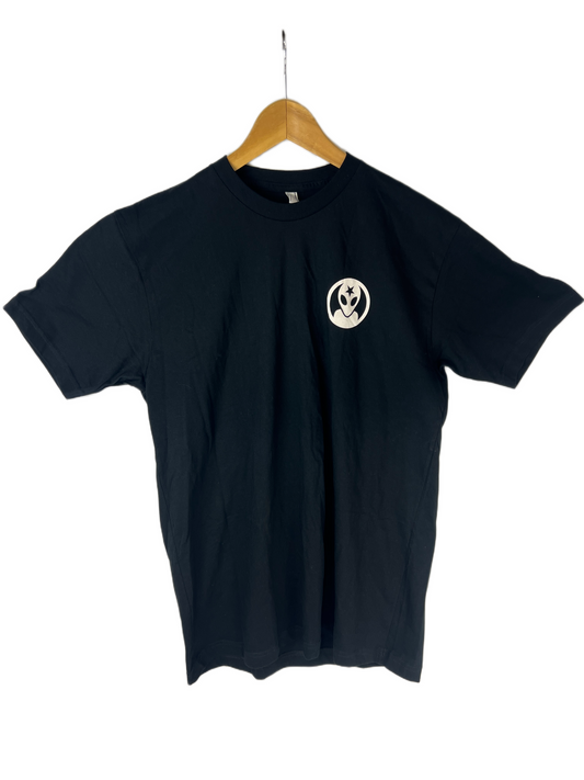 Alien Workshop Alien Star Head Logo Black White Size L S/s Vintage Shirt
