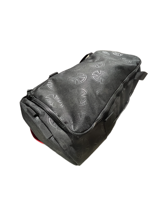 Independent X Herschel Iron Cross All Over Print Black Red White Vintage Skate Duffel Bag