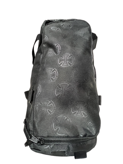 Independent X Herschel Iron Cross All Over Print Black Red White Vintage Skate Duffel Bag
