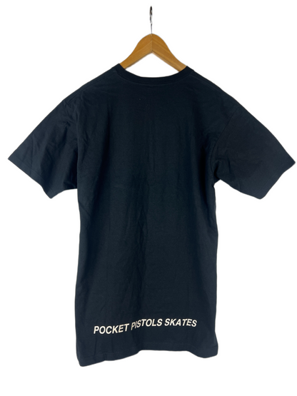 Pocket Pistols Skates PPS Black Off White Size L S/s Vintage Shirt