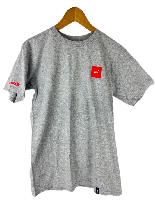 Chocolate Keith Hufnagel HUF SFPD Cruiser Grey Red Black Size S S/s Vintage Shirt