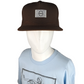 HUF Brown White H Logo Vintage NOS Snapback Hat