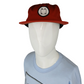 WKND Orange White Black Flat Bill Snapback Hat