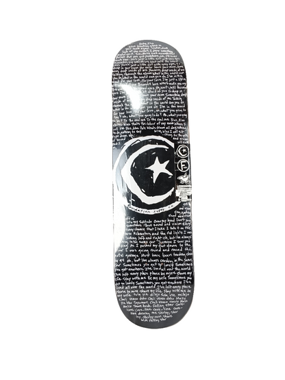 Foundation FS Stars & Moon Low Poetry Black White Size 8.375 Vintage NOS Deck