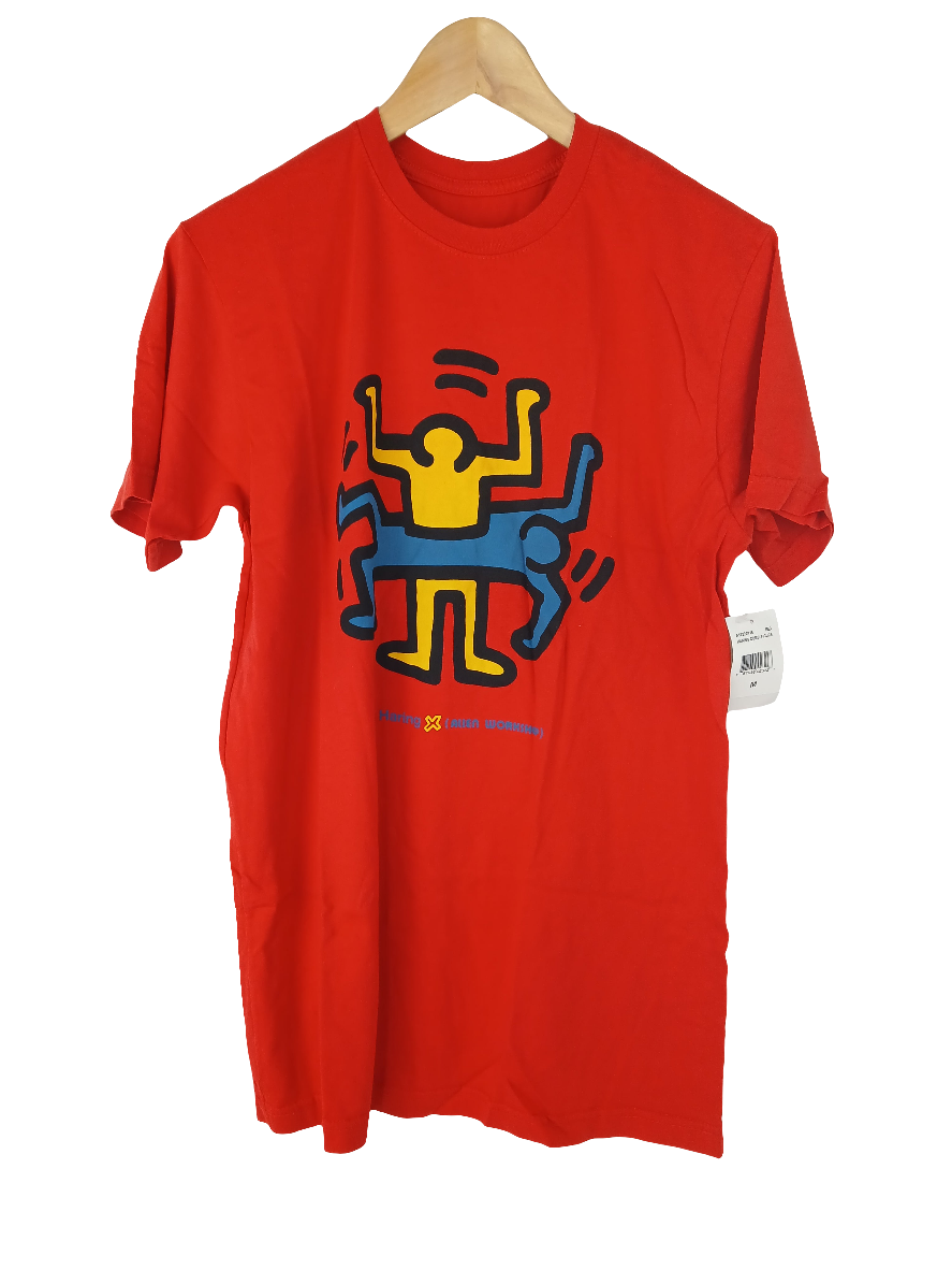 Alien Workshop x Keith Haring Combi-figure Red Multi Color Size M S/s Shirt