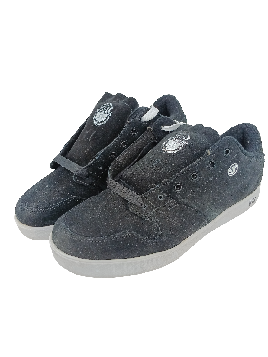 DVS Huf 5 Low Black Suede Size 8.5 Shoes