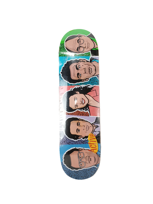 Active X Seinfeld Multicolor Size 8.4 Vintage NOS Deck