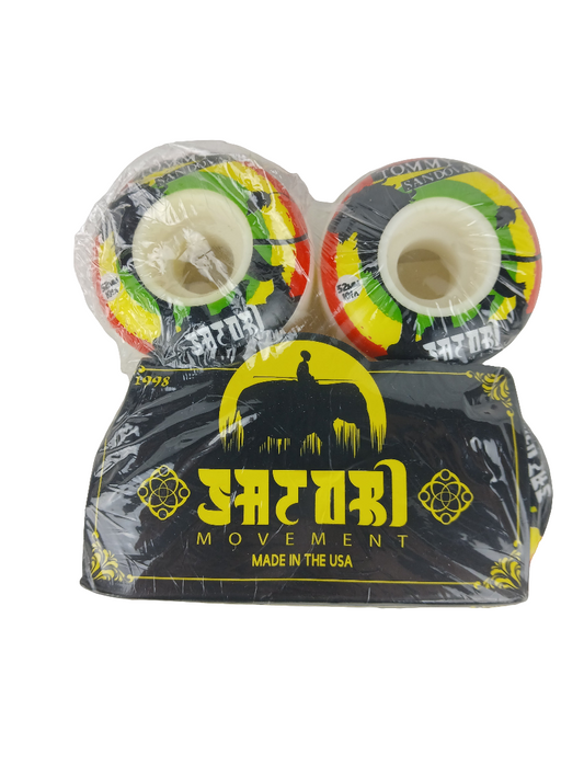 Satori Movement Tommy Sandoval Lion Red Yellow Green Rasta Size 52MM 101A Wheels