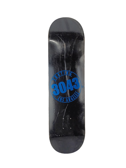 3043 Racing Skating 3043 Los Angeles Black Blue Size 8.25" Vintage NOS Deck