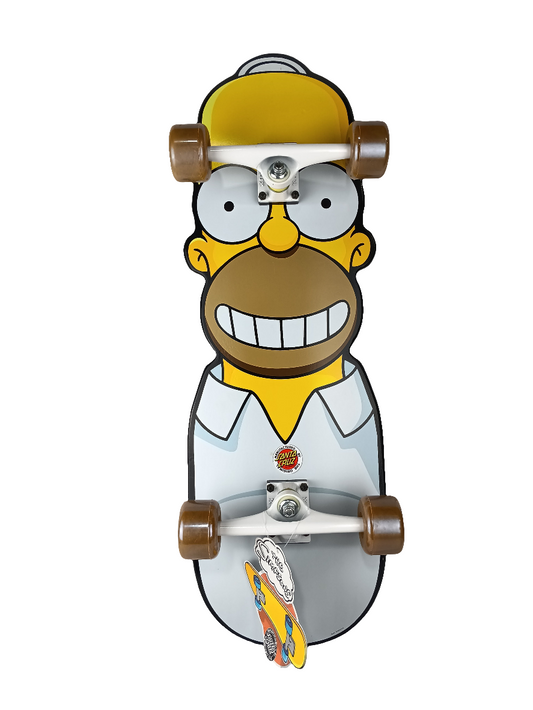 Santa Cruz The Homer Cruzer Size 10.1" X 31.7" Vintage NOS Cruiser Complete Skateboard