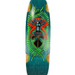 Bulldog Skates BDS Long Pig Gasmask Blue Woodgrain Green Red Size 11.0" Vintage NOS Longboard Deck