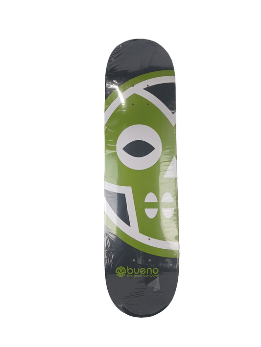 Bueno Team Logo Black White Green Size 8.0" Vintage NOS Deck