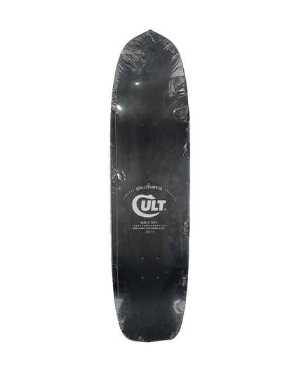 Shut Stampede Graphic Black White Size 8.75 Shaped Skateboard Deck