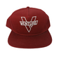 Venture Burgundy Silver Vintage NOS Snapback Hat