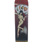 Hollywood Skateboards Dame Fate Woodgrain Red Black Size 7.5" Vintage NOS Deck