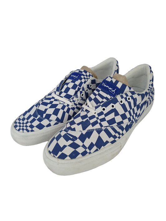Diamond Avenue Navy White Checks US Mens Size 10.5 Shoes