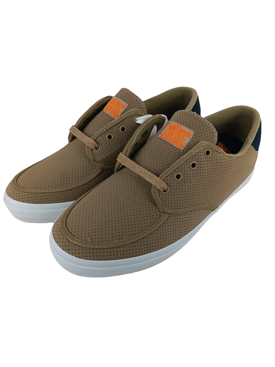 Lakai Belmont Tan Perf FT Size 10 Shoes