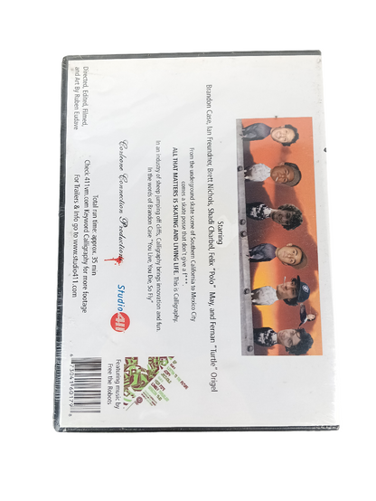 Corleone Connection Productions Calligraphy The Pigeon Theory A Skateboard Film By Reuben Eudave Sealed DVD Video